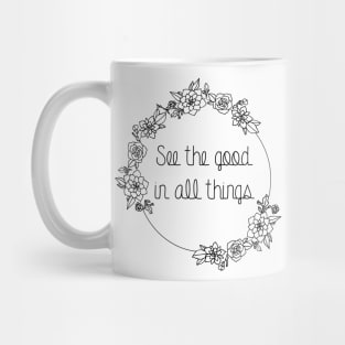 See the Good in All Things Succulent Quote Mug